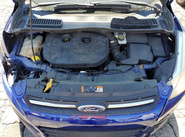 1FMCU0G95GUA69352 2016 FORD ESCAPE Blue Engine compartment view