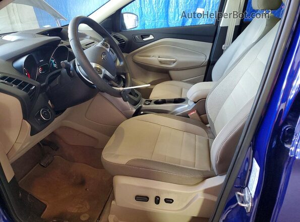 1FMCU0G95GUB34507 2016 FORD ESCAPE Blue Widok wnętrza z przodu