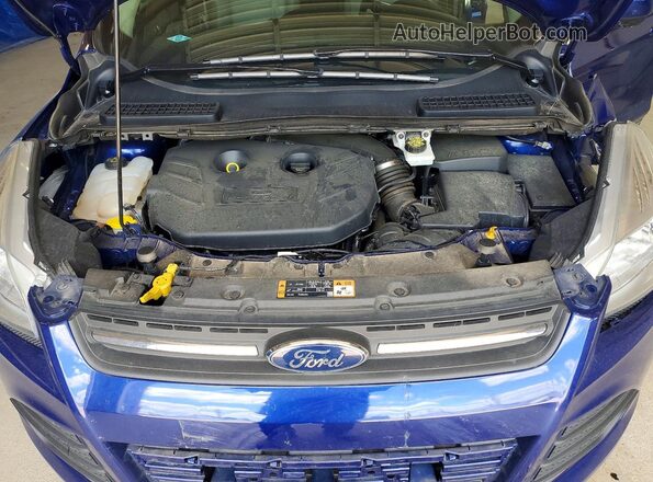 1FMCU0G95GUB34507 2016 FORD ESCAPE Blue Widok wnętrza z tyłu