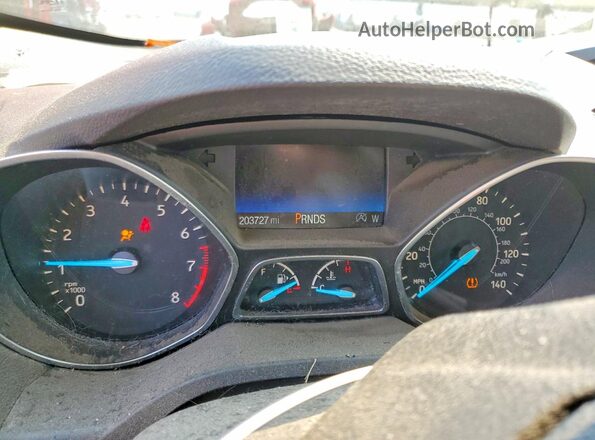 1FMCU0G95HUD44784 2017 FORD ESCAPE White Вид щитка приладів