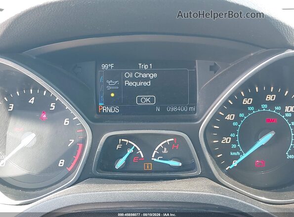 1FMCU0G96GUC12275 2016 FORD ESCAPE Gray უკანა სავარძლების ხედი