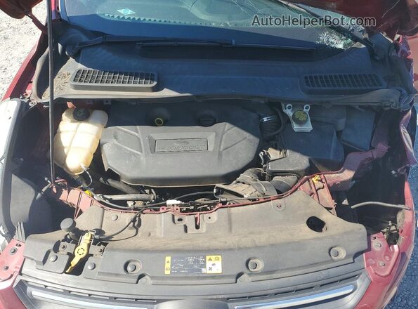 1FMCU0G98GUC34293 2016 FORD ESCAPE Red ძრავის განყოფილების ხედი