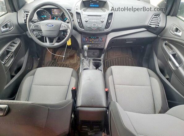 1FMCU0G99HUB04346 2017 FORD ESCAPE Черный Вид панели приборов