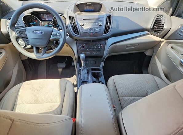 1FMCU0GD0HUA54716 2017 FORD ESCAPE Brown Dashboard view