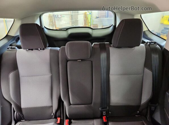 1FMCU0GD0HUC93568 2017 FORD ESCAPE Gray უკანა სავარძლების ხედი