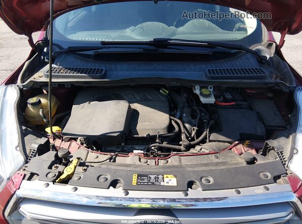 1FMCU0GD0HUD08506 2017 FORD ESCAPE Красный Вид сзади