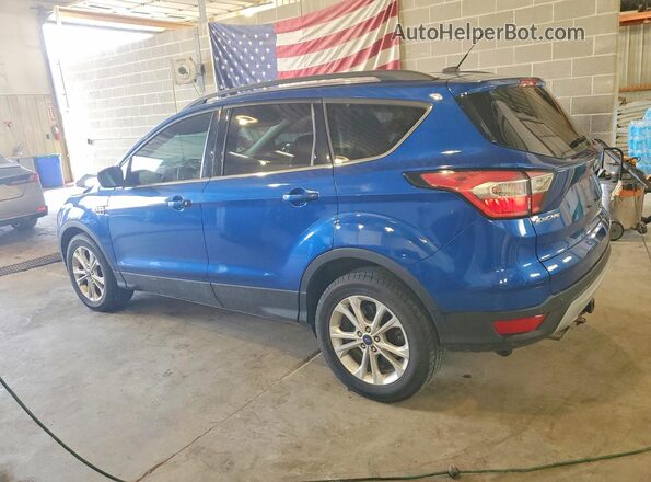 1FMCU0GD0HUD76286 2017 FORD ESCAPE Синий Задняя левая четверть