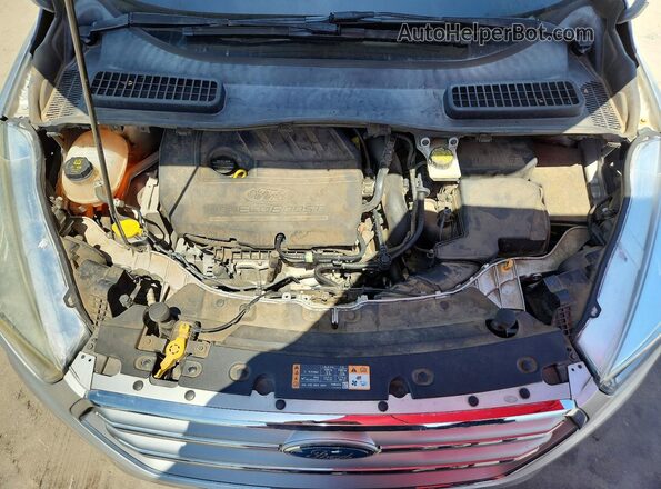1FMCU0GD0HUE13868 2017 FORD ESCAPE Silver Vista interior trasera