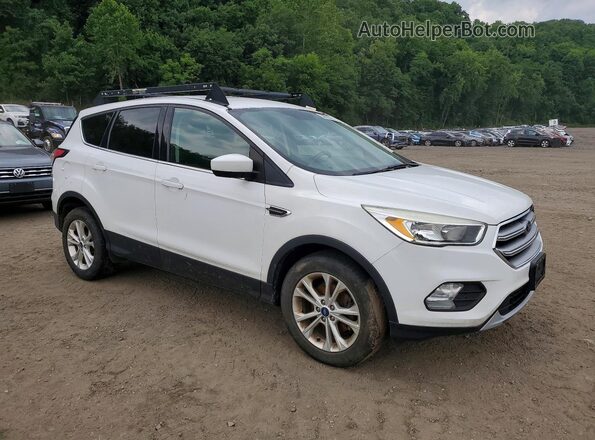 1FMCU0GD0HUE77134 2017 FORD ESCAPE White Delantero derecho