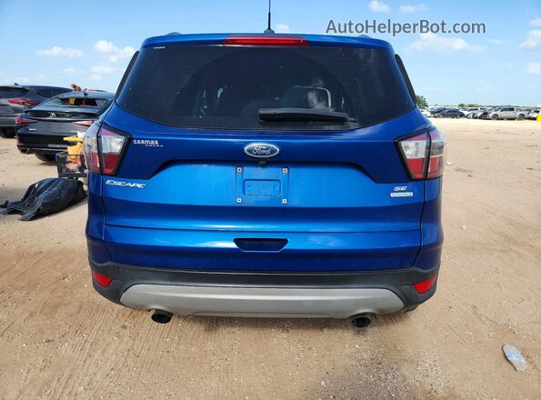 1FMCU0GD0JUA12021 2018 FORD ESCAPE Blue Հետևի տեսք