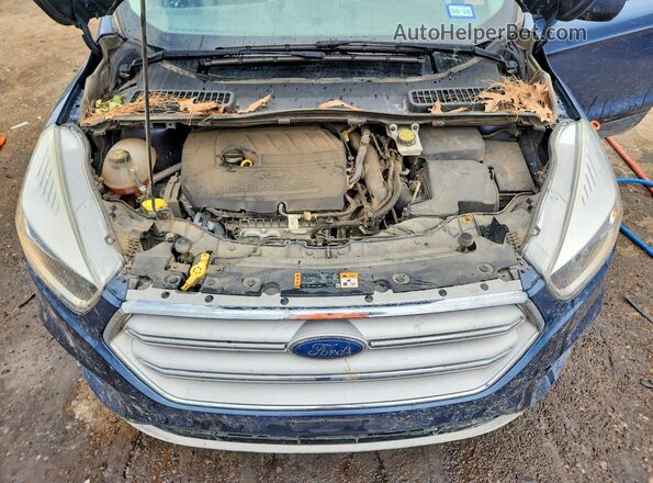 1FMCU0GD0JUB23149 2018 FORD ESCAPE Синий Вид подкапотного пространства