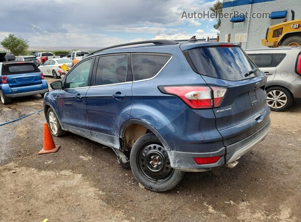1FMCU0GD0JUB23149 2018 FORD ESCAPE Синий Задняя левая четверть