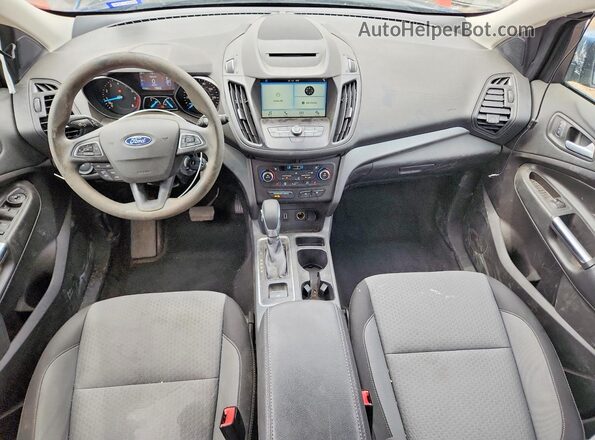 1FMCU0GD0JUB23149 2018 FORD ESCAPE Синий Вид панели приборов