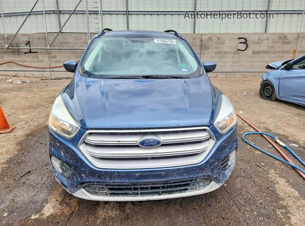 1FMCU0GD0JUB23149 2018 FORD ESCAPE Синий Вид спереди