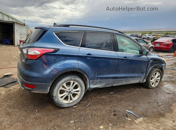 1FMCU0GD0JUB23149 2018 FORD ESCAPE Синий Задняя правая четверть