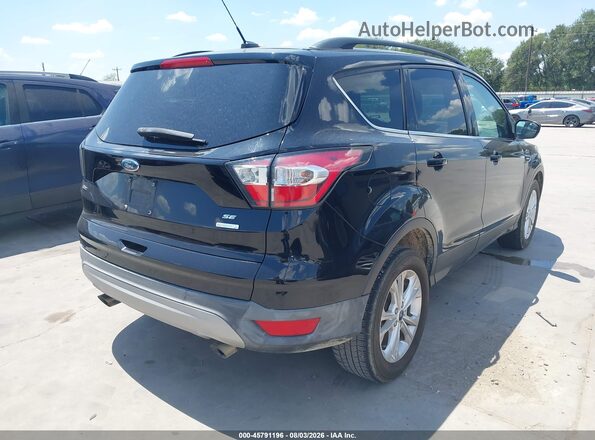 1FMCU0GD0JUB48018 2018 FORD ESCAPE Black Задня права чверть