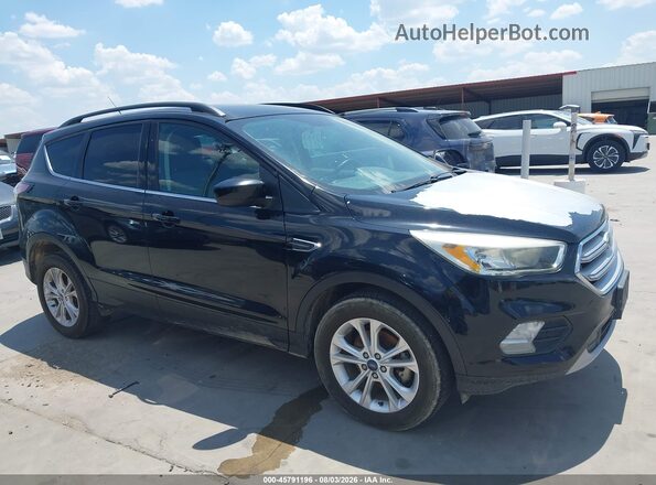 1FMCU0GD0JUB48018 2018 FORD ESCAPE Black Вид задньої частини салону