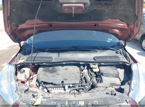 1FMCU0GD0JUB51727 2018 FORD ESCAPE Maroon Շարժիչի բաժամունքի տեսք