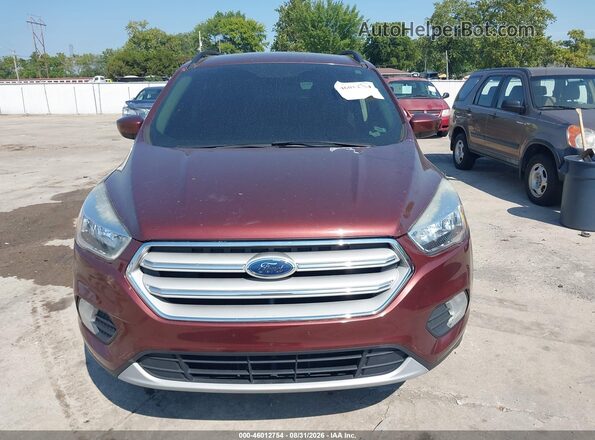 1FMCU0GD0JUB51727 2018 FORD ESCAPE Maroon Առջևի վահանակի տեսք