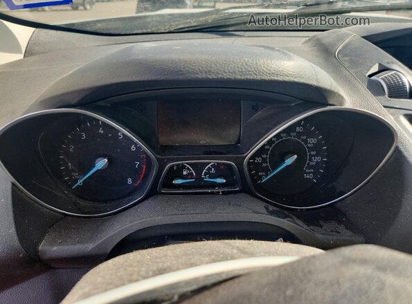 1FMCU0GD0JUB96909 2018 FORD ESCAPE Серебряный Вид щитка приборов