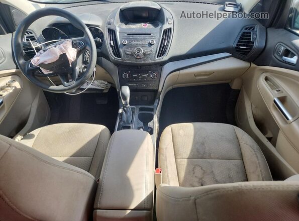 1FMCU0GD0JUB96909 2018 FORD ESCAPE Серебряный Вид панели приборов