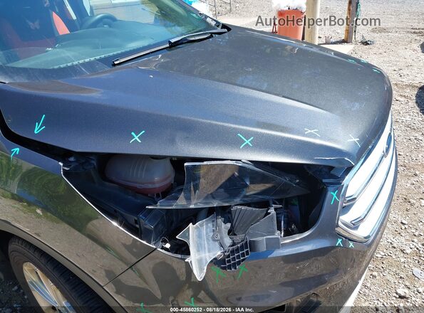 1FMCU0GD0JUC03986 2018 FORD ESCAPE Gray Դիմացի տեսք