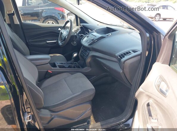 1FMCU0GD0JUC40911 2018 FORD ESCAPE Black Front interior view