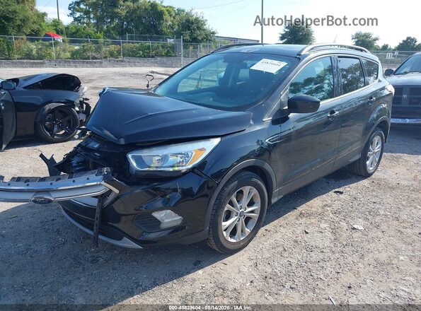 1FMCU0GD0JUC40911 2018 FORD ESCAPE Black Front left
