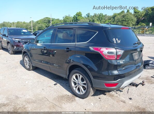 1FMCU0GD0JUC40911 2018 FORD ESCAPE Black Rear left