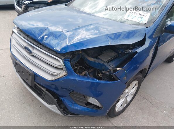 1FMCU0GD0KUB15599 2019 FORD ESCAPE Синий Вид спереди