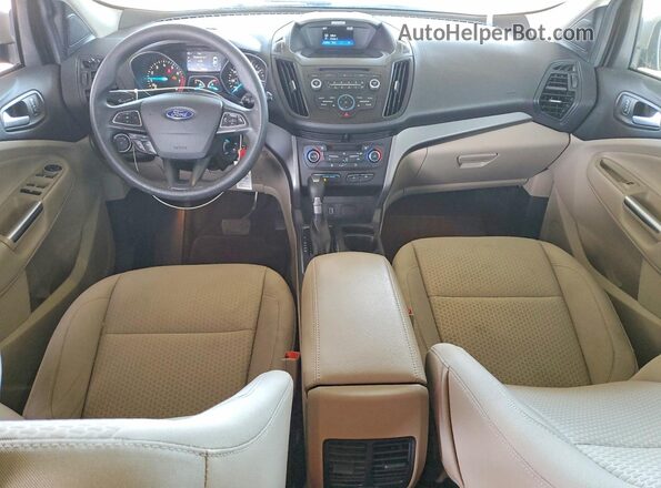1FMCU0GD1HUA54692 2017 FORD ESCAPE Tan Առջևի վահանակի տեսք