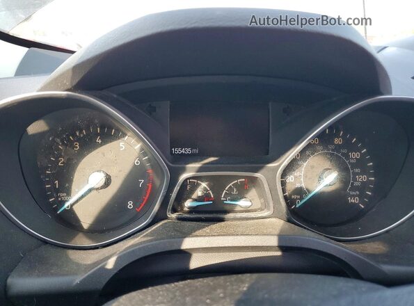 1FMCU0GD1HUA93279 2017 FORD ESCAPE Black Widok zestawu wskaźników