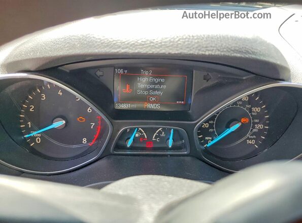 1FMCU0GD1HUC78920 2017 FORD ESCAPE Gold Vista del cuadro de instrumentos