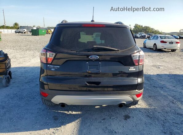 1FMCU0GD1HUC84605 2017 FORD ESCAPE Black უკანა ხედი