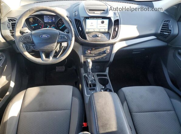 1FMCU0GD1HUC84605 2017 FORD ESCAPE Black წინა პანელის ხედი