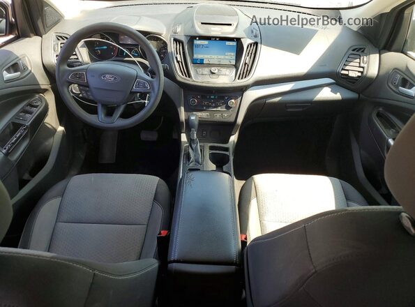 1FMCU0GD1HUD54751 2017 FORD ESCAPE Gray წინა პანელის ხედი