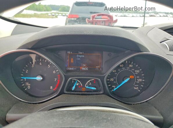 1FMCU0GD1HUE22367 2017 FORD ESCAPE Бежевый Вид щитка приборов