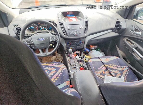 1FMCU0GD1HUE54719 2017 FORD ESCAPE Серебряный Вид панели приборов