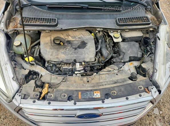 1FMCU0GD1HUE54719 2017 FORD ESCAPE Серебряный Вид подкапотного пространства