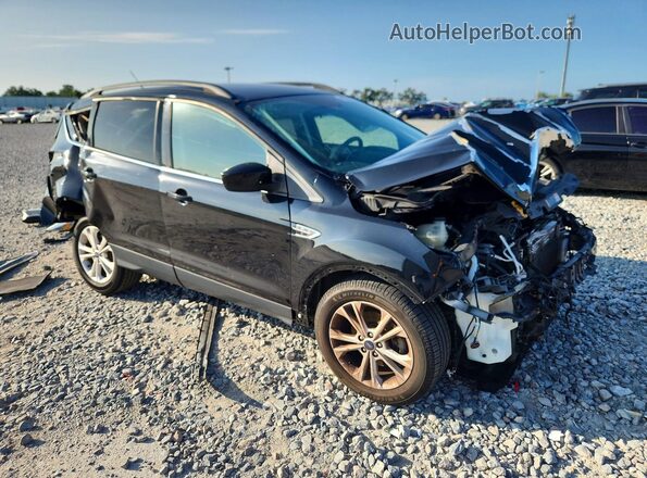 1FMCU0GD1JUA75967 2018 FORD ESCAPE Black წინა მარჯვენა