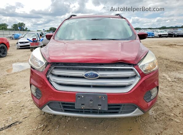 1FMCU0GD1JUB24777 2018 FORD ESCAPE Red Vista frontal