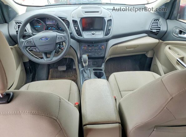 1FMCU0GD1JUB24777 2018 FORD ESCAPE Red Vista del salpicadero