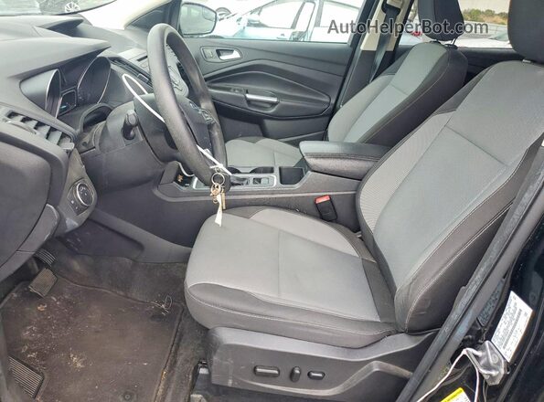 1FMCU0GD1JUB29073 2018 FORD ESCAPE Black Vista interior delantera