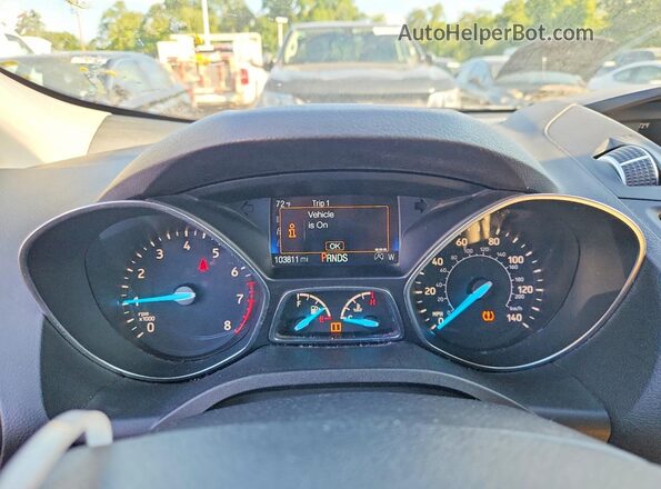 1FMCU0GD1JUB61845 2018 FORD ESCAPE Silver Vista del cuadro de instrumentos