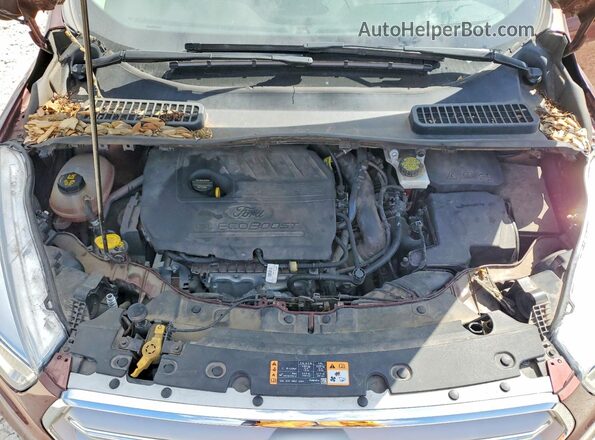 1FMCU0GD1JUC70161 2018 FORD ESCAPE Бордовый Вид подкапотного пространства