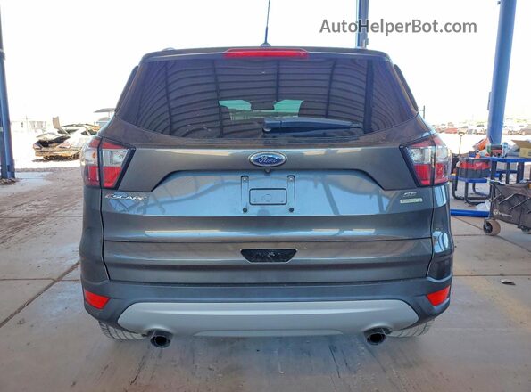 1FMCU0GD1JUC70855 2018 FORD ESCAPE Gray Rear view