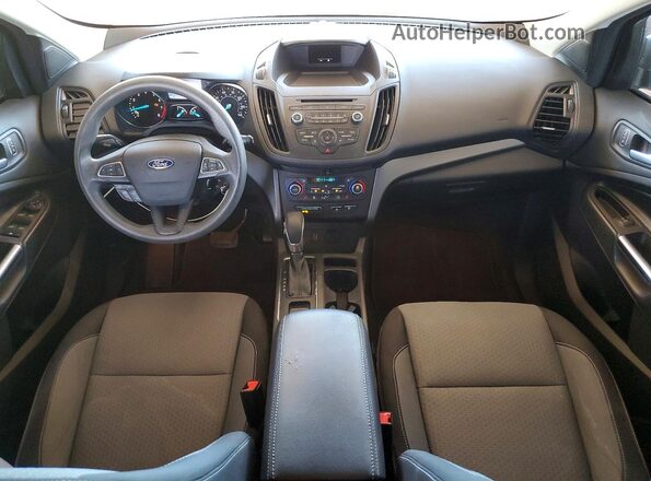 1FMCU0GD1JUC70855 2018 FORD ESCAPE Gray Dashboard view