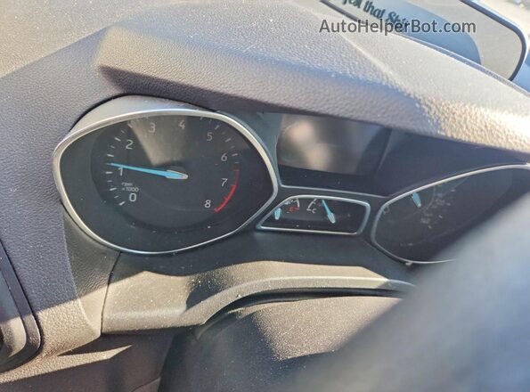 1FMCU0GD1JUD18404 2018 FORD ESCAPE Silver ხელსაწყოთა პანელის ხედი