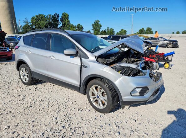 1FMCU0GD1JUD18404 2018 FORD ESCAPE Silver წინა მარჯვენა