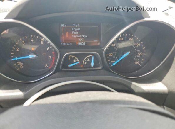 1FMCU0GD2HUA18901 2017 FORD ESCAPE Gray ხელსაწყოთა პანელის ხედი